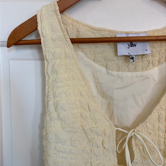 Yllw the Label Tatum Bubble Tie Front Vest XS - Picture 13 of 14